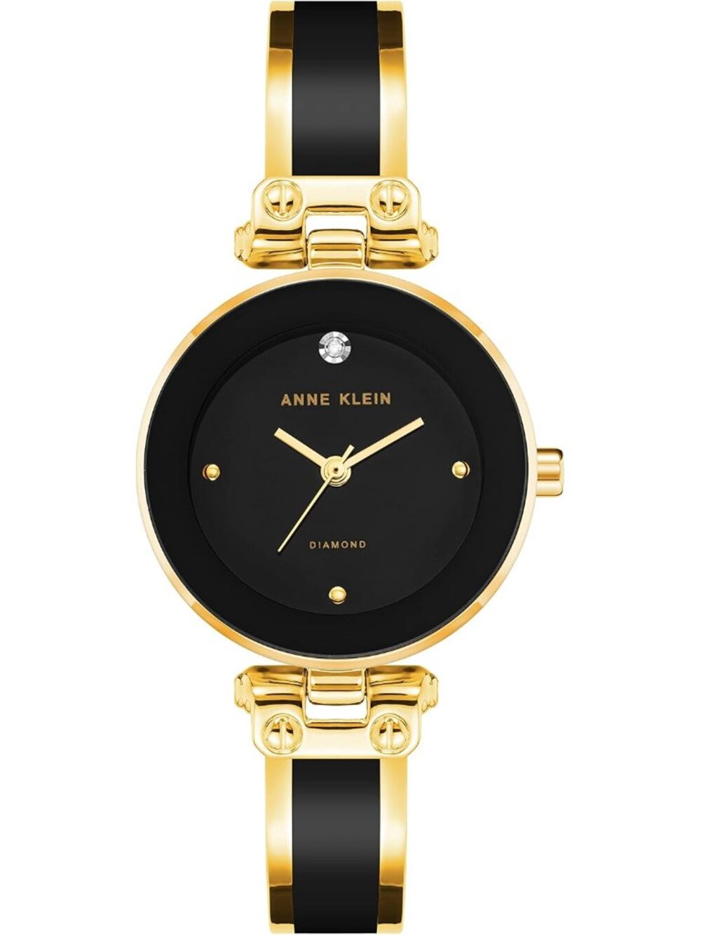 Elegant Women's Water Resistant Diamond Dial Bangle Watch for Everyday Glamour